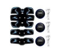 Abs Trainer Ems Abdominal Muscle Stimulator Muscle Toning Belts Home Workout Fitness Device for Men & Women