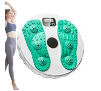 Abs Twist Board, Disc Twist Exercise Board Portable Compact Versatile Ideal for Slimming Workout, Counting Display & Foot Massage, Targeting Arms, Hips, Thighs, and Waist