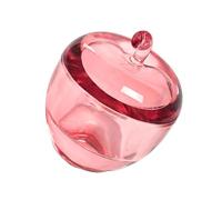 ABS Unguis Vaso limpiador de cepillos, extraíble con forma de fruta, recipiente de líquido de cristal para manicura, escape sanitario, almacenamiento inmunológico, con forma de fruta, con