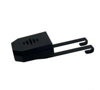 ABS y soporte de la tableta de la limpieza del tanque del retrete del metal cuenta con gancho de acero inoxidable para la instalación segura del borde (D)