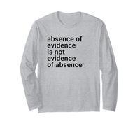 Absence of Evidence Scientific Method and Religious Design Manga Larga