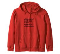 Absence of Evidence Scientific Method and Religious Design Sudadera con Capucha