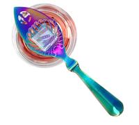 Absente Spoon - Cucharón de ajenjo, colador de cubos de azúcar, cuchara ranurada de acero inoxidable 304 de alta calidad con diseño de mango hueco, acabado pulido de espejo y estilo clásico de absenta