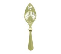 Absente Spoon - Cucharón de ajenjo, colador de cubos de azúcar, cuchara ranurada de acero inoxidable 304 de alta calidad con diseño de mango hueco, acabado pulido de espejo y estilo clásico de absenta