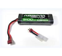 ABSIMA Greenhorn Nimh Stick Pack 7.2V 5100 (Conexión en T + Tamiya Adaptador ) /