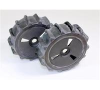 Absima Set Ruedas Buggy Disc Sandpaddle Negro 1:8 (2 Pcs / 2520016