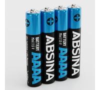 ABSINA 4X Pilas AAAA para lápiz Digital, Surface Pen, Stylus de Tablet y Mucho más - Pila AAAA 1,5V Alcalina - Pilas AAAA Lapiz LR61 E96 - Pilas AAAA alcalinas, Pila AAAA Surface, AAAA Battery