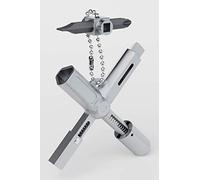 ABSINA Llave Universal con 7 perfiles | llave triangular cuadrada de armario electrico - para construcción - universal armarios y sistemas cierre comunes