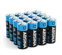 ABSINA Pilas LR1 N Lady para abridores de Puertas Garaje, calculadoras | Paquete de 16 - y mucho más - Pila 1,5V Alcalina a prueba fugas y larga duración - Pilas 1.5V, batteries