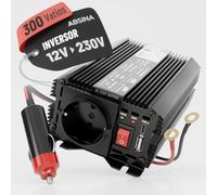 ABSINA Transformador 12/220 Voltio Adaptador 12V a 220V de Onda Sinusoidal