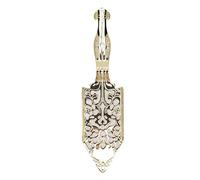 Absinthe Spoon, Stainless Steel Vintage Absinthe Dripper with Perforations for Bar, Home, Cocktail Bar, Drinking Filter Spoon (Gold)