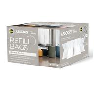 AbsoDry - Recarga para deshumidificador 4 x 300 g - Compatible con AbsoDry - Previene el olor y retiene la humedad - Bolsa desecante con granulado para deshumidificador - Recarga deshumidificador