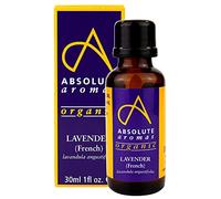 Absolute Aromas Aceite Esencial de Lavanda Francesa BIO - 100% Puro, Natural, Orgánico y Sin Diluir (30ml)
