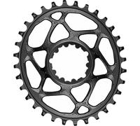 ABSOLUTE BLACK - Bandeja ovalada Boost148 de tracción de montaje directo, negro, 32 t