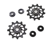 Absolute Black Juego de Ruletas Narrow-Wide Compatible Sram XX1/X01/X1/CX1 Delrin Negro