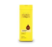 Absolute Collagen, Champú complejo de colágeno espesante, para cabello fino y fino, fortalece, engrosa, nutre y limpia, aumenta el brillo, sin parabenos, 250 ml (1 unidad)