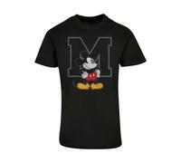 ABSOLUTE CULT Camiseta 'Mickey Mouse - Classic' mostaza / rojo / negro / blanco L mostaza / rojo / negro / blanco