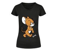 ABSOLUTE CULT Camiseta 'Tom & Jerry Angry Mouse' marrón / negro / blanco XS marrón / negro / blanco