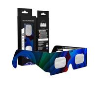 Absolute Eclipse Breeze - Gafas solares para eclipse al por mayor - Probado ISO 12312-2 y certificado CE - Fabricante de la UE recomendado por AAS - Eclipse Europe 2026, Blue