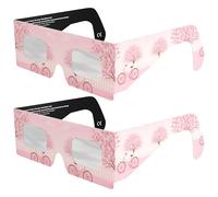 Absolute Eclipse Cherrylane - Gafas de eclipse solar - ISO 12312-2 probado y certificado CE - Fabricante de la UE - Paquete de 2 pares - Eclipse Europe 2026