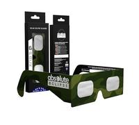 Absolute Eclipse Gafas de eclipse solar del ejército, probadas ISO 12312-2 y con certificación CE, fabricante de la UE, paquete familiar de 6 unidades, Eclipse Europe 2026