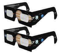Absolute Eclipse Gafas Eclipse Solar 2 Pack Homologadas ISO 12312-2 CE EPI Eclipse Total 2026, 12 Agosto España | Planets