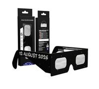 Absolute Eclipse Gafas Swing Solar Eclipse - ISO 12312-2 probado y certificado CE - Fabricante de la UE - Paquete familiar de 6 unidades - Eclipse Europe 2026