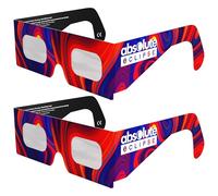 Absolute Eclipse Goo - Gafas solares para eclipse - ISO 12312-2 y con certificación CE - Fabricante de la UE - Paquete de 2 pares - Eclipse Europe 2026
