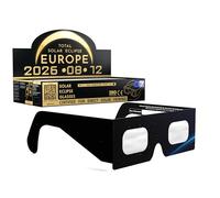 Absolute Eclipse Orbiter Solar Eclipse Glasses Bulk Wholesale - ISO 12312-2 probado y certificado CE - Fabricante de la UE - Paquete al por mayor de 100 unidades - Eclipse Europe 2026
