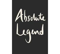 Absolute Legend: Charcoal Grey Minimalist Lined Notebook for Everyday Notes and Big Ideas: A clean and modern notebook gift for absolute legends everywhere