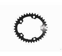 ABSOLUTEBLACK Chainring Ø110 mm Interior (Doble) 36T 5 holesNegro, Aluminio 7075, Ovalado, 2x10/11