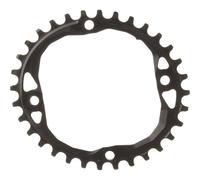 absoluteBLACK Plato MTB Ovalado, Adultos Unisex, Negro/104 BCD, 30t/Threaded