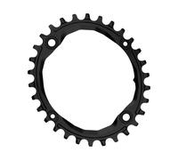 absoluteBLACK Plato Oval 1X para 104/64 BCD negro 30 dientes