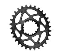 absoluteBLACK Plato Oval Boost para SRAM Direct Mount 3 mm Offset gris 34 dientes