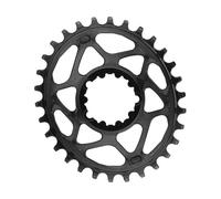 absoluteBLACK Plato Oval para SRAM Direct Mount 6 mm Offset negro 30 dientes