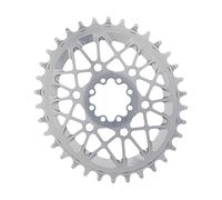 absoluteBLACK Plato Oval T-Type para SRAM Transmission 3 mm Offset gris 34 dientes