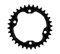 absoluteBLACK Plato Round 1X para Shimano XT M8000 / SLX M7000 negro