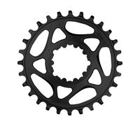 absoluteBLACK Plato Round Boost para SRAM Direct Mount 3 mm Offset negro 28 dientes