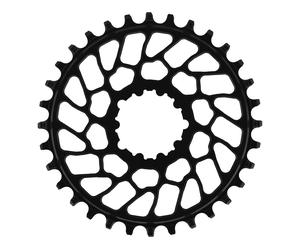 absoluteBLACK Plato Round para SRAM Direct Mount 0 mm Offset negro 32 dientes