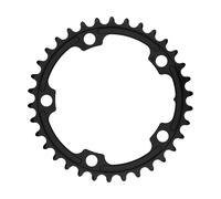 absoluteBLACK Plato Round Road para 110/5 BCD negro 36 dientes