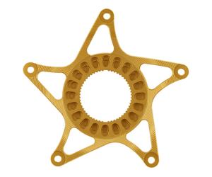 absoluteBLACK Plato Spider E-Bike para Shimano STEPS negro 53 mm