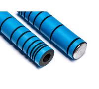 absoluteBLACK Puños de manillar Premium Silicone Dual Density Enduro azul