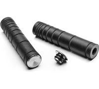 absoluteBLACK Puños de manillar Premium Silicone Dual Density Enduro negro