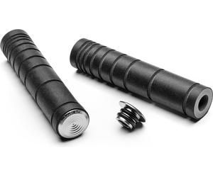 absoluteBLACK Puños de manillar Premium Silicone Dual Density Enduro negro