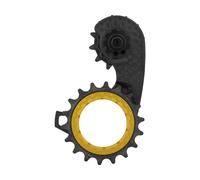 absoluteBLACK Sistema de engranajes HOLLOWcage Carbon Ceramic Oversized Shimano 8150 amarillo/negro one_size
