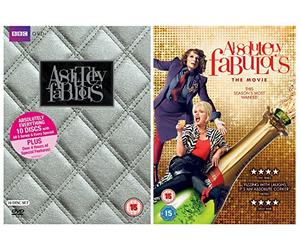 Absolutely Fabulous: The Movie + Absolutely Fabulous Series 1-5: Absolutely Everything Box Set + The Last Shout + The Gay Special + White Box Christmas Special + Extras