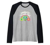 Absoluto Trash Fire Sarcástico Humor Dicho Camiseta Manga Raglan