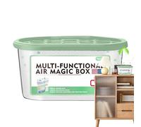 Absorbedor de humedad - Caja eliminadora de humedad portátil, solución de eliminación de humedad con absorción de larga duración, suministros deshumidificadores para armario, cocina, dormitorio, baño