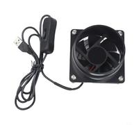 Absorbedor de humo de soldadura alimentado por USB con conducto flexible para reparación de electrónica, estación de soldadura de bajo ruido, 11 cm (solo ventilador)