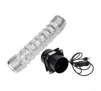 Absorbedor de humo de soldadura USB con conducto flexible, extractor de humos de soldadura de hierro eléctrico para reparación de bricolaje e impresión 3D, purificador de aire de bajo ruido con filtro